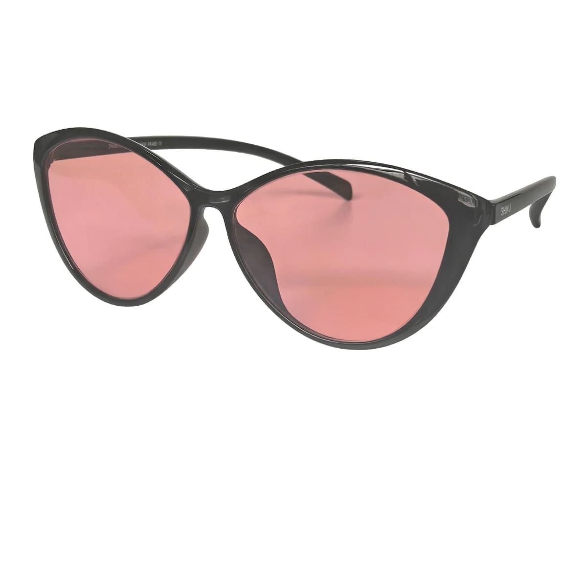 SHINU Women FL-41 Tint Glasses 480-520nm Blue Light Blocking FL41 Migraine Sunglasses for Outdoor Driving Glasses Cateye Frame