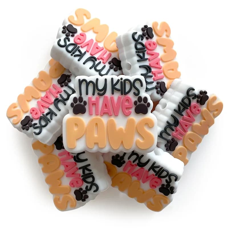 10pc perline in Silicone Focal BPA Free Food Grade silicone massaggiagengive perline Bulk Baby giocattolo da masticare accessori per gioielli con catena per capezzoli fai da te