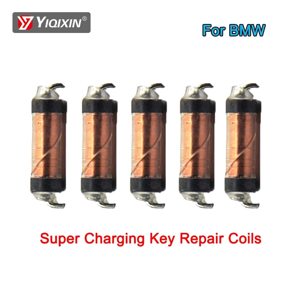 YIQIXIN 5/10 PCS bobina di induttanza Transponder per BMW X1 X3 X5 X6 X7 Super ricarica chiave di riparazione bobine sostituzione chiave auto a distanza
