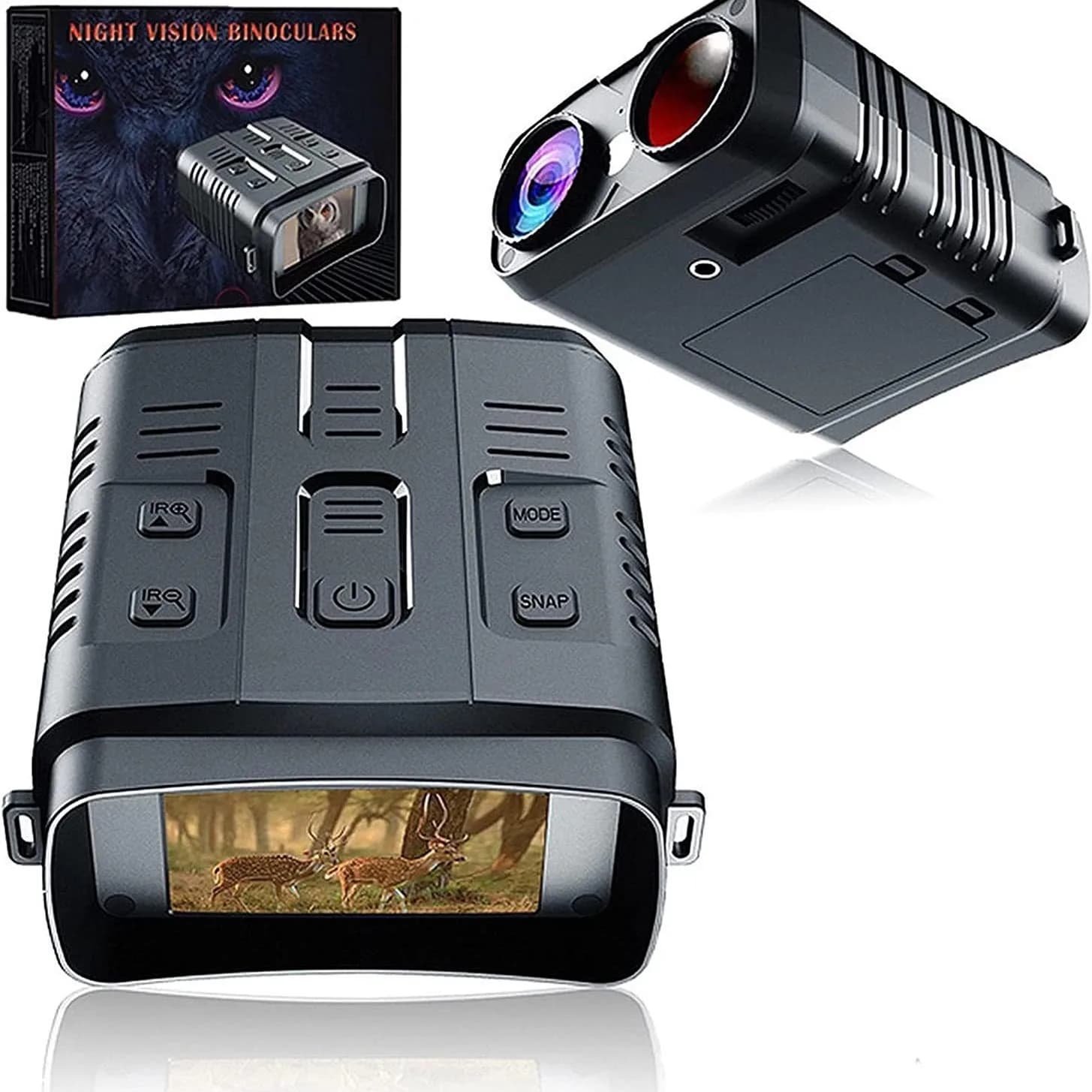 Dispositivo per la visione notturna a infrarossi, binocolo a grande schermo, portatile per fotografia all'aperto e registrazione video