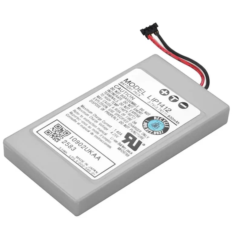 Batteria ricaricabile LIP1412 3,7 V 930 mAh per sostituzione batterie console di gioco PSP GO N1000 N1001