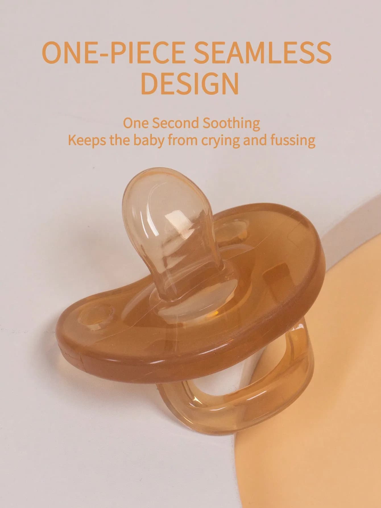 1 pz ciuccio per bambini per calmare il sonno notturno piatto morbido design traspirante bambino rinato in silicone per accessori per neonati neonato