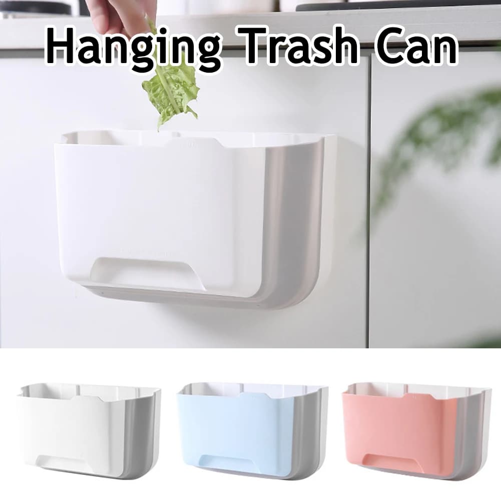 Folding Kitchen Trash Can Kitchen Folding Waste Bin Kitchen Garbage Cans Recycle Rubbish Bin For Kitchen Dustbin Garbage Bin