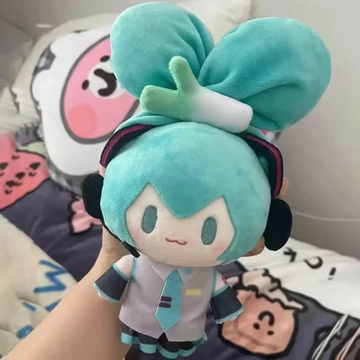 CALDO 15 cm Hatsune Miku Fufu bambola di peluche presenta regali di compleanno intorno alla bambola carina presenta la fidanzata