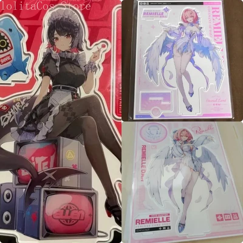 Zenless Zone Zero Remielle Dan Ellen Joe Acrylic Standee Anime Ornament Display Figure Collection Birthday Gift Xmas Cosplay