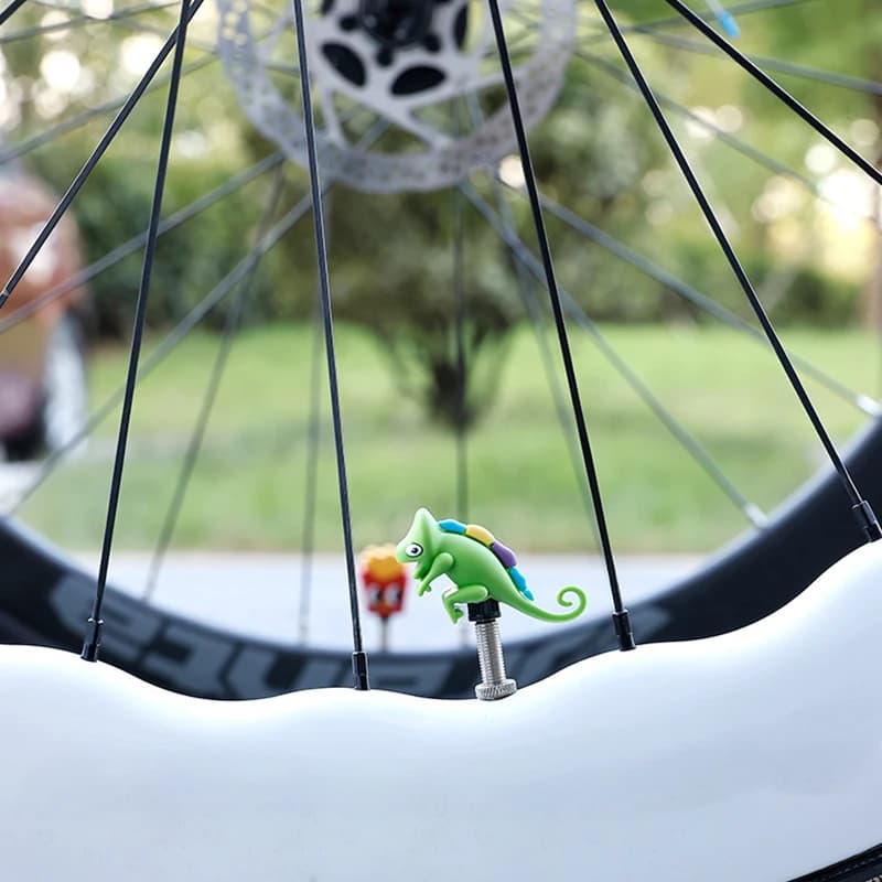 (BF06)Bicycle Air Nozzle Cap Road Bike Silicone Cartoon Waterproof Valve Cover Mountain Bike Decoration Riding Equipment