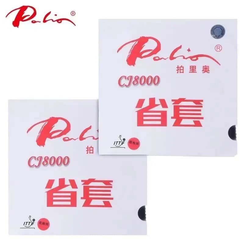 Palio CJ8000 ping pong tire shell set, blue sponge, ping pong rack cover, reversible rubber