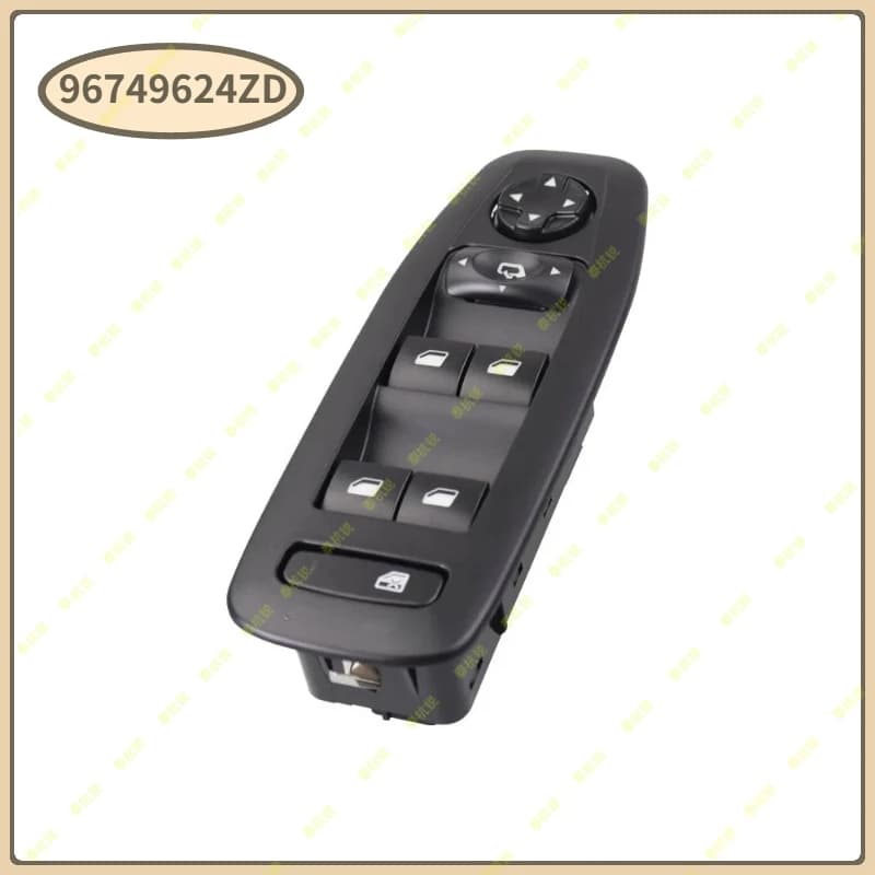 96749624ZD Interruttore di Controllo Finestrini e Pulsante Specchietto Laterale per Peugeot 2008 5 Porte Hatchback 2013-2019