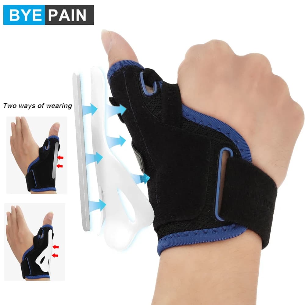 Supporto per Pollice e Stabilizzatore per Polso - Tutore Spica per Artrite, Tendinite e De Quervain - Fascia di Supporto per Uomini e Donne