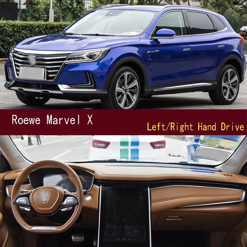 Per Roewe Marvel X R Dashmat Dash Zerbino Cruscotto Copertura Pannello strumenti Protezione solare Pad Ornamenti