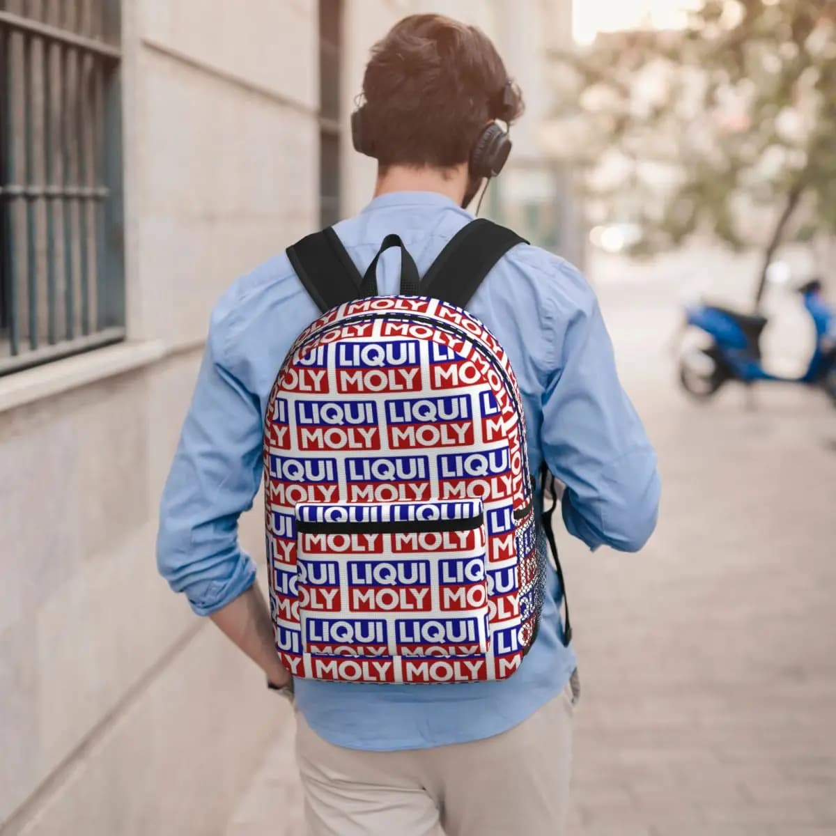 Liqui Moly Logo 13 Backpack Student BookBag Kids School Bag Computer Shoulder Bags for Men Women