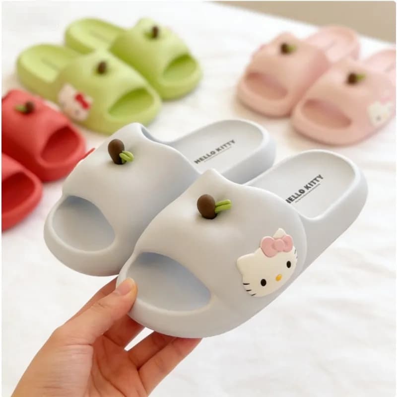 Anime Sanrio, model Kitty, cute, for indoors and outdoors, with thick bottom, non-slip, soft, bath.