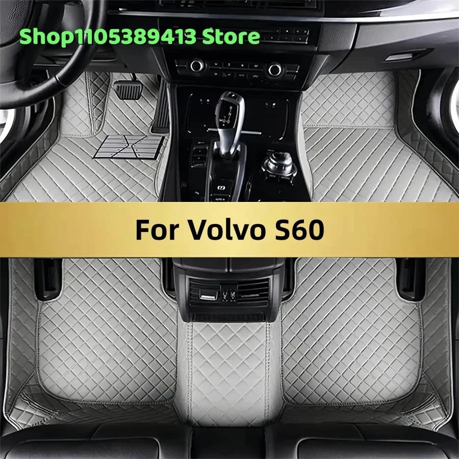Tappetini Auto Personalizzati per Volvo S60 2022 2023 2024 2025 2026 2027 2028 Accessori Tappeti Auto Moquette