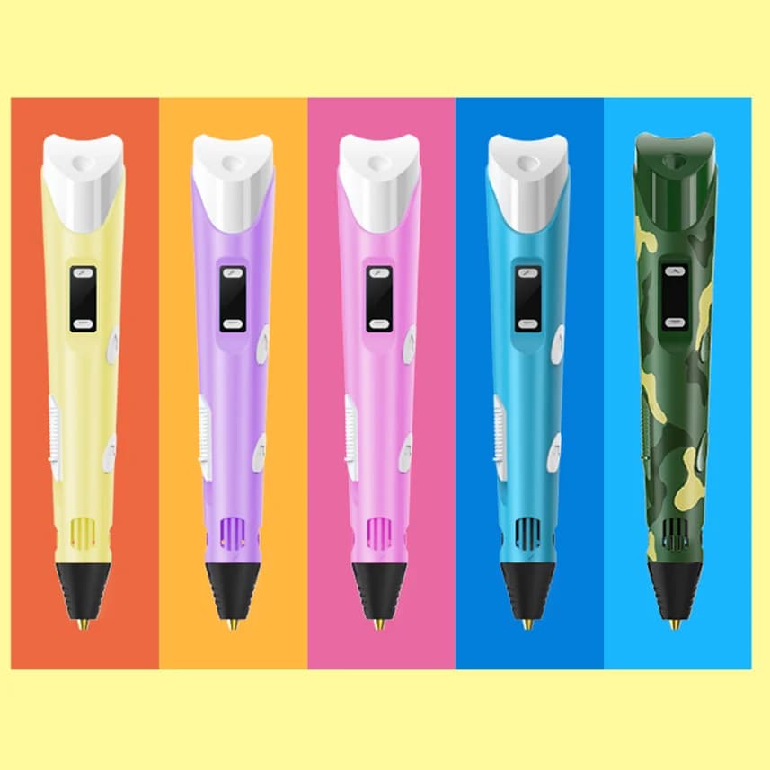 Children's 3D Printing Drawing Pen DIY Fun Set For Children's Birthday and Christmas Creative Gifts, Includes PLA Filament