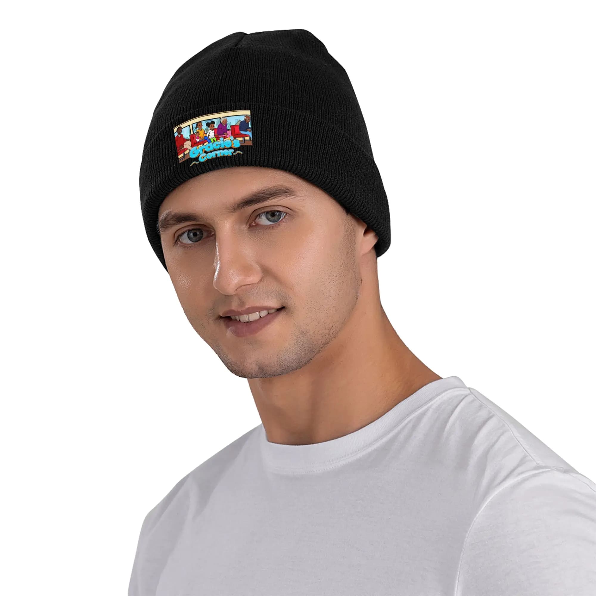 Gracies Family Corner Cute Phonic's Song Winter Skullies Berretti Cappello Caldo Autunno Cappelli Lavorati a Maglia Berretti per Donna Uomo