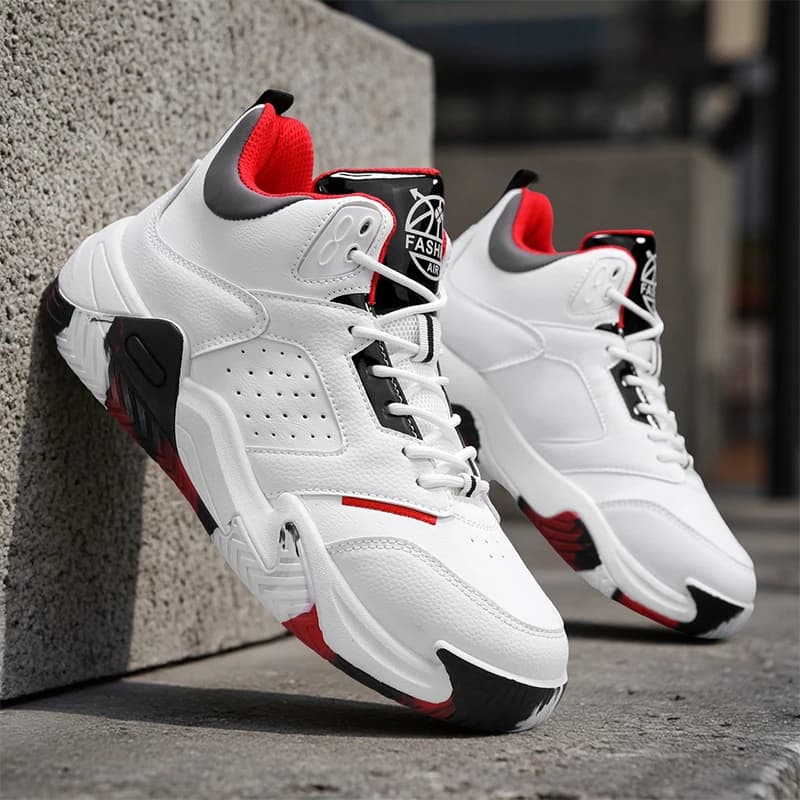 Men's Basketball Shoes High Sneakers Athletic Training Shoes For Outdoor Anti-slip Wear Resistant Men's Sports Shoes