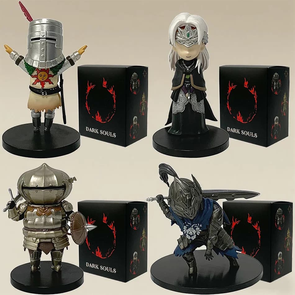 Q versione Dark Souls Anime Action Figure Solaire Artorias Ornstein Fire Keeper Doll Anime Figurine Giocattoli di modello per i regali del ragazzo