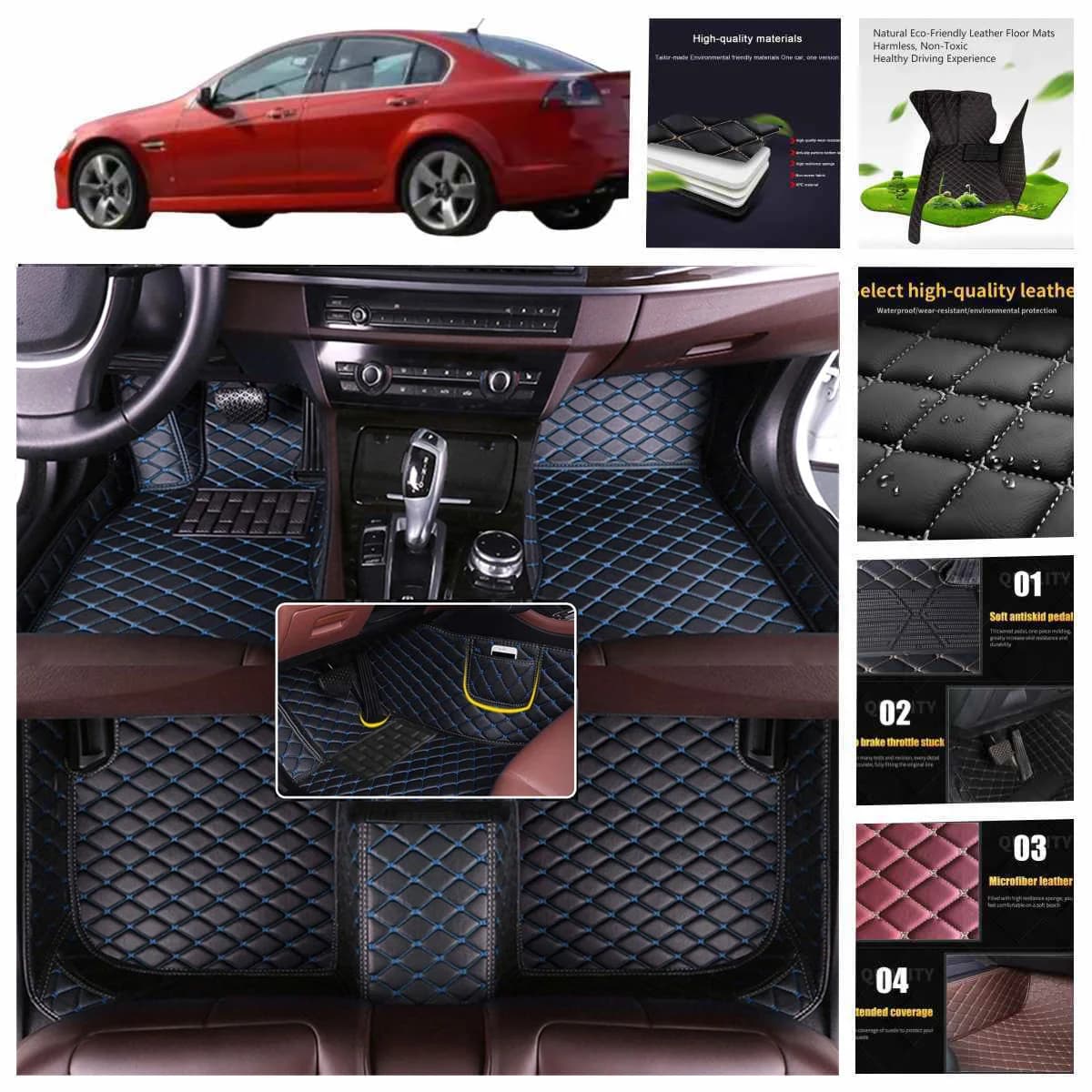 5D leather waterproof Custom Car Floor Mats For VW TCross T-Cross Auto Carpets Accessorie Coche liners