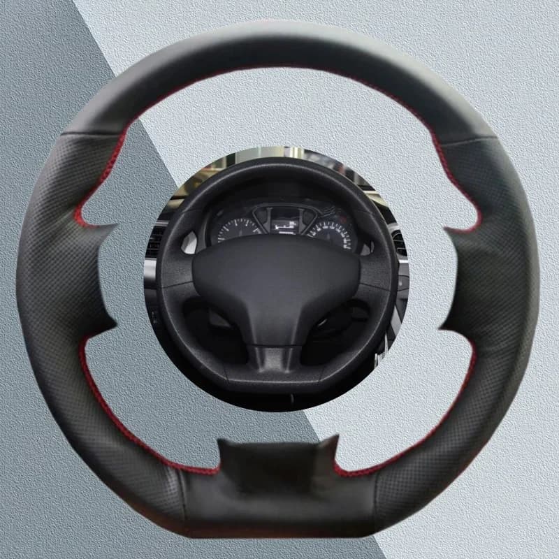 Coprivolante per auto personalizzato per Citroen Elysee C-Elysee 2014 Nuovo Elysee Accessori interni per auto in pelle artificiale antiscivolo