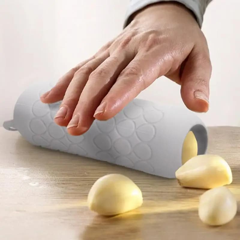 1PC Pelapatate per rimozione della pelle Roller Keeper, cravi di aglio facili da sbucciare rapidamente con tubo in silicone Peeling dell'aglio a rullo