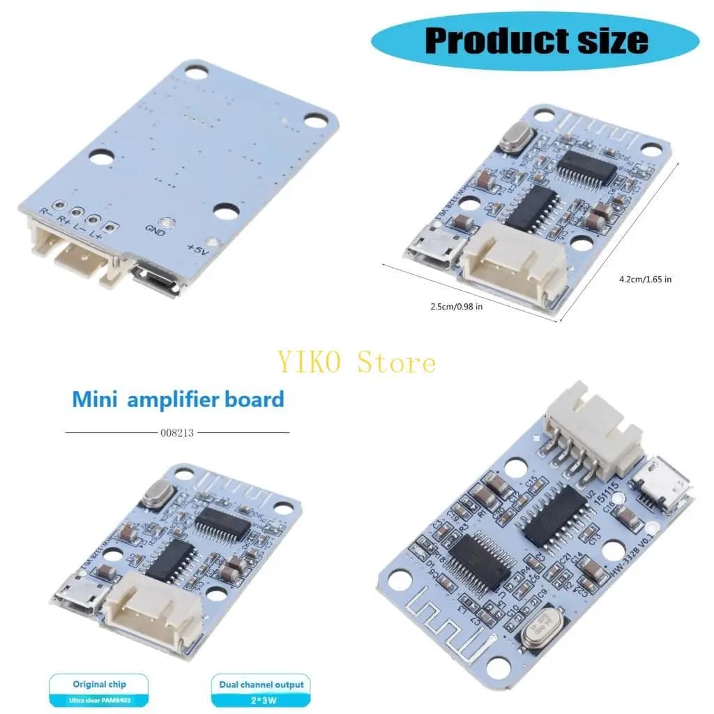 K32C Scheda amplificatore potenza digitale compatibile Alimentatore USB
