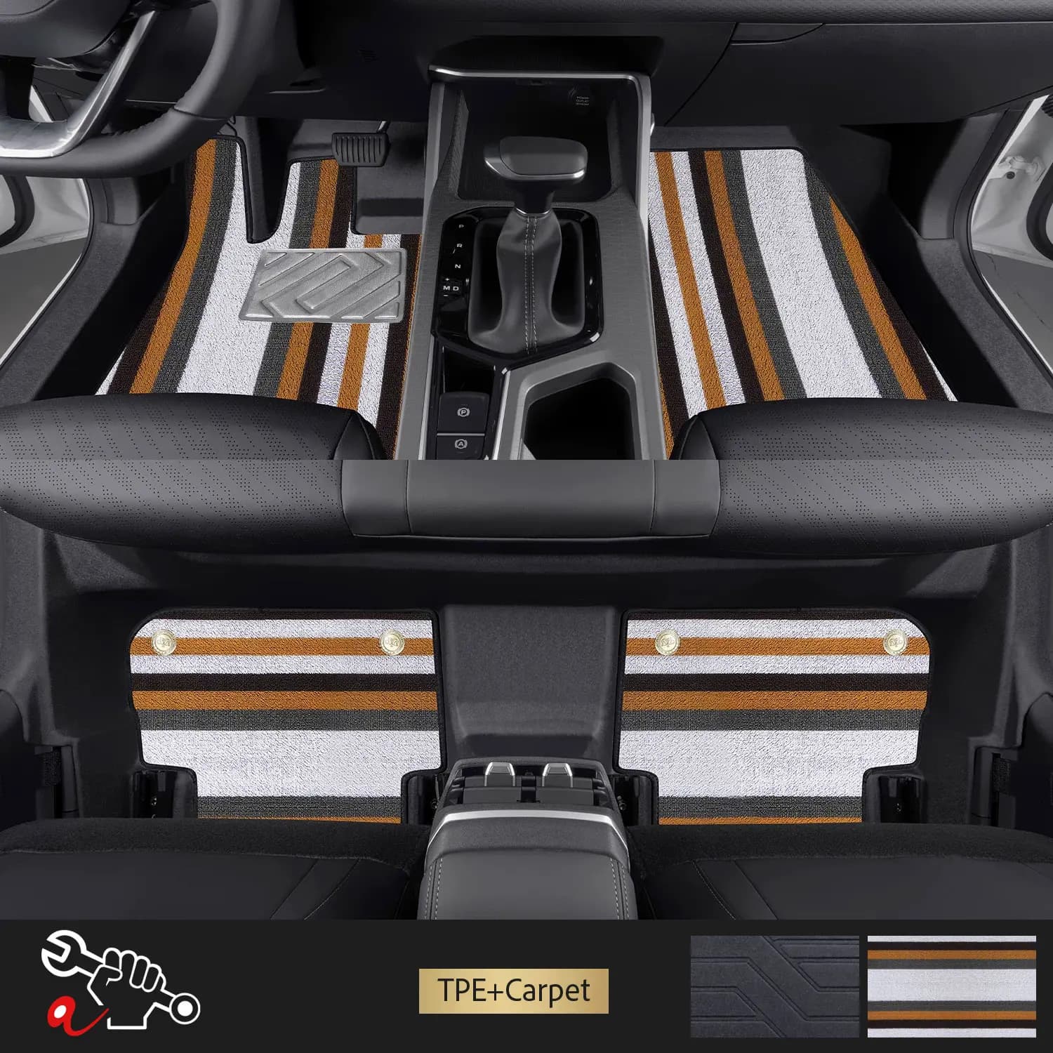 Left-Hand Drive Car Custom Fit Floor Mat For Geely Emgrand S GL GS L HI.P 2016-2026 Waterproof Wear-Resistant Odorless Floor Mat
