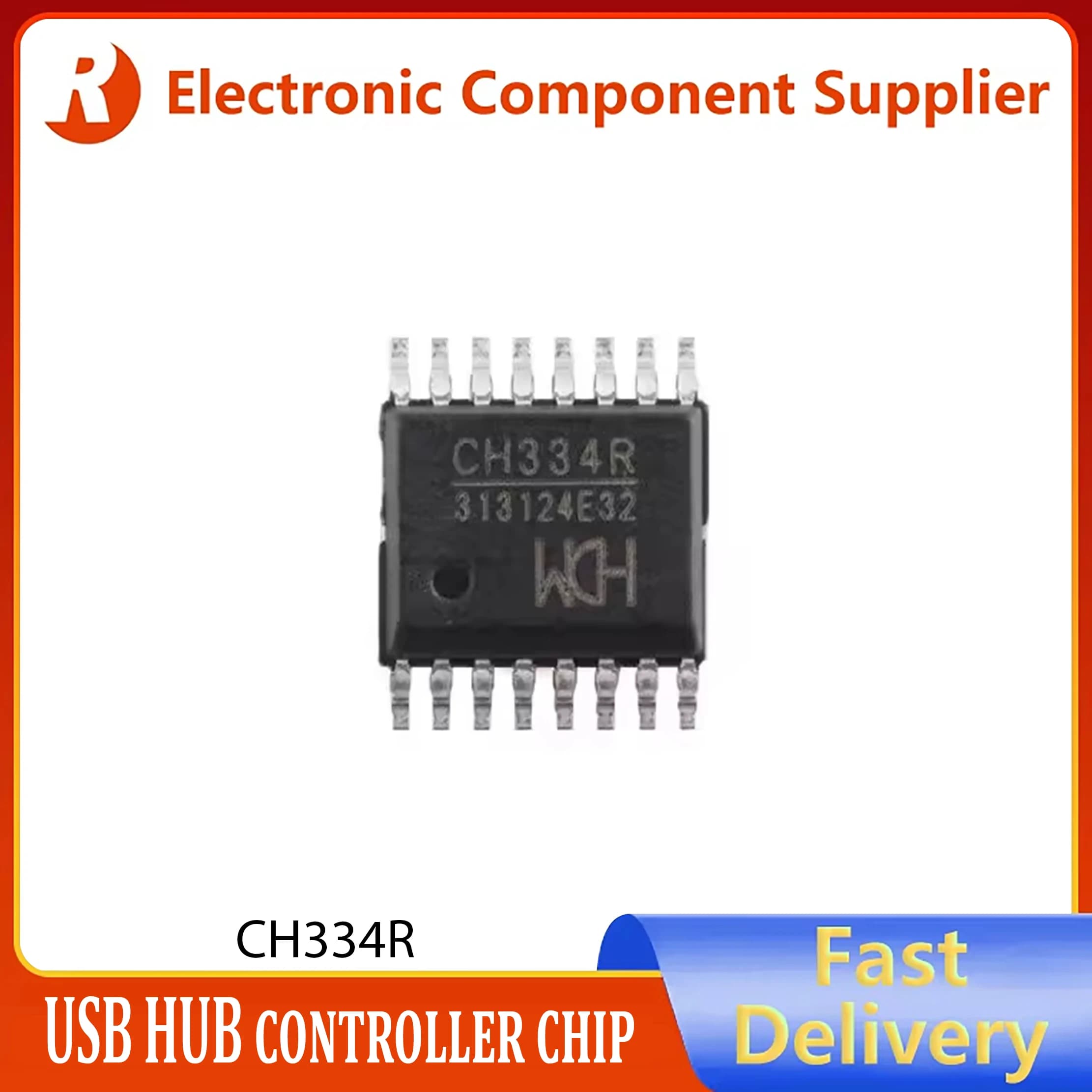 5 PZ Originale e genuino CH334R QSOP-16-150mil USB HUB chip controller in magazzino