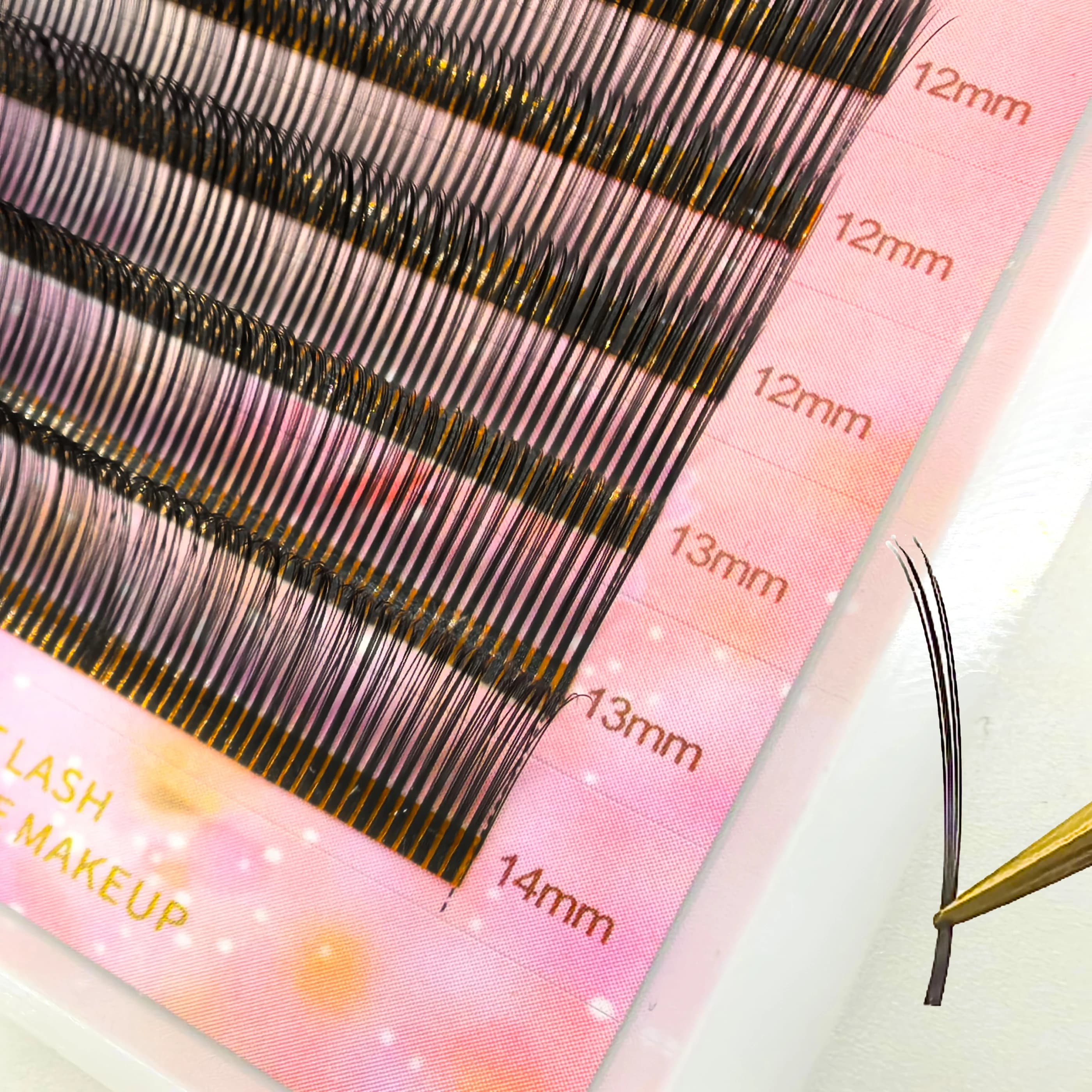 Tbestt 5D Flower Fairy Lashes Flora Lash Premade Volume Ventole Morbide Flora Ciglia Estensioni Ciglia Naturali