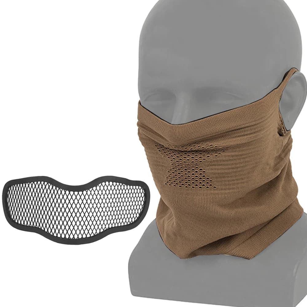 Tactical High Elasticity Breathable Balaclava Hat Venom V1 Half Face Mask for CS Paintball Motorcycle Cycling Fast Helmet Gear