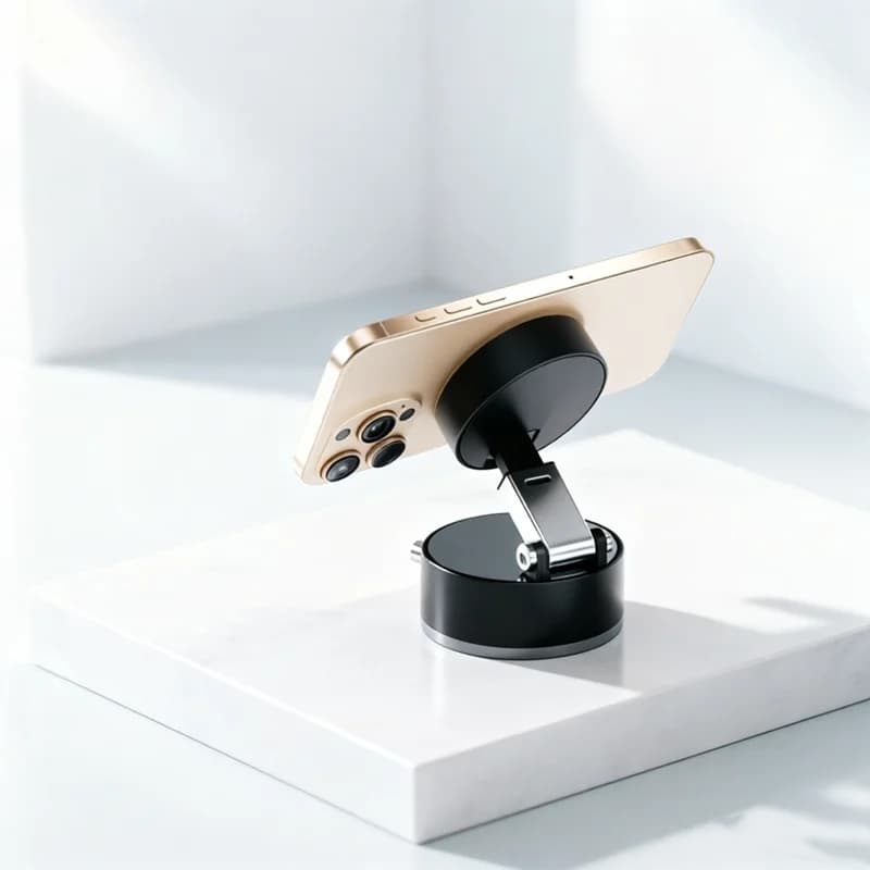 Nuovo Supporto Magnetico Pieghevole per Telefono con Ventosa a Doppia Faccia, Supporto Portatile per Auto e Casa