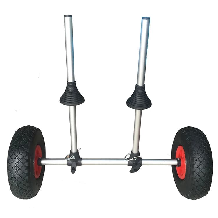 Carrello porta kayak universale pieghevole in alluminio Carrello per canoe Carrello per paddle in vendita