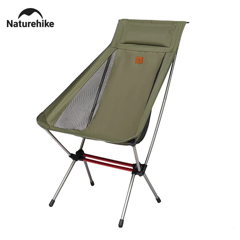 Naturehike Camping chair Moon Ultralight folding chair with high back 120 kg Portable Travel Rocking chairs Outdoor fishing chair
