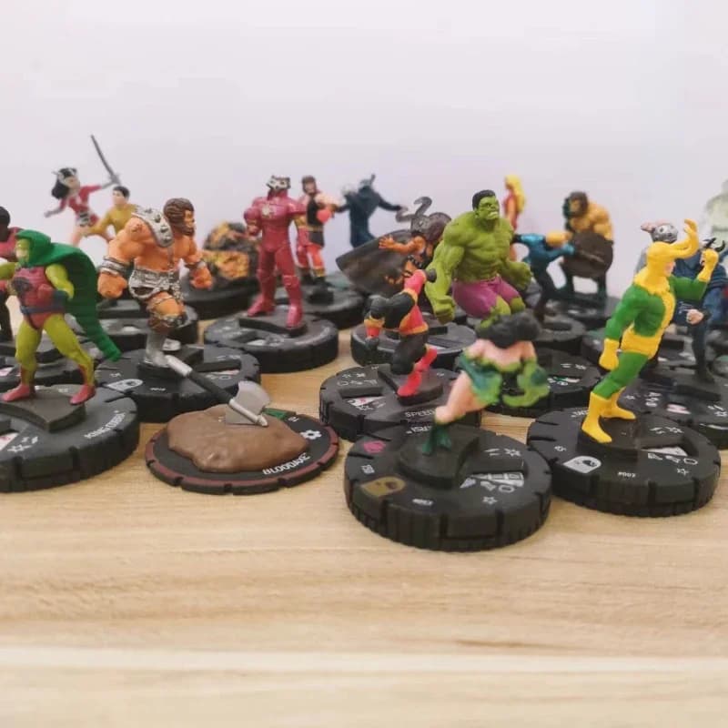 HeroClix Marveles Board Il mondo degli scacchi celebra Wolverinees Magnetos Rogues Action Figures Modelli di giochi Raccogliere regalo