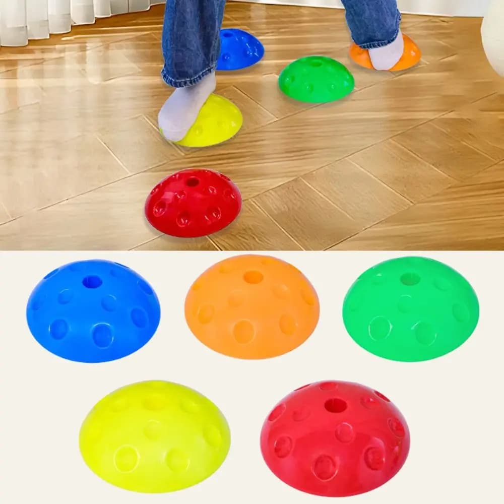 Montessori Balance Stepping Stones Early Education Round Children's Sports Coordination Skills Plastic Sensory Training