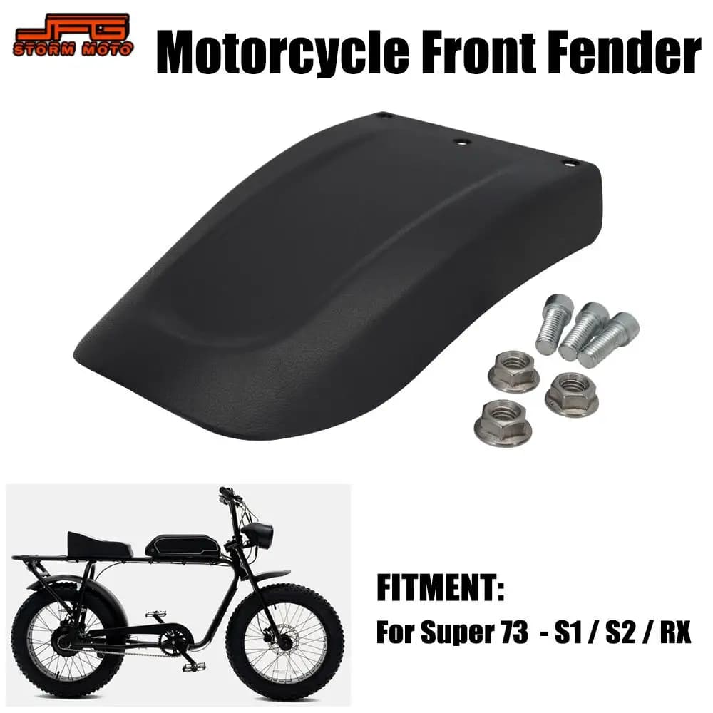 Ebike Parafango Copertura Per Super73 S1 S2 RX Off-Road Parti Del Motociclo Medio Parafango Anteriore Parafango Protector Elettrico Dirt Bike