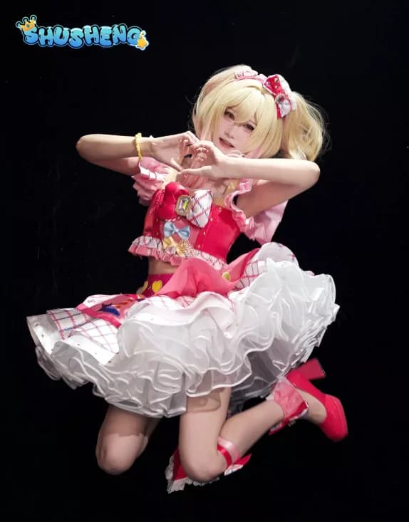 Love Live! Nijigasaki High School Idol Club Uehara Ayumu Cosplay Stage Outfit Halloween theatrical version dress cake skirt