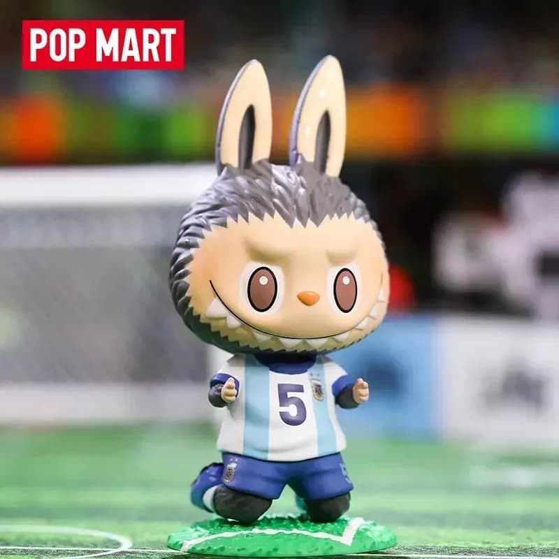 POP MART LABUBU ASOCIACION DEL FUTBOL ARGENTINO Serie Cieco Box Guess Bag Giocattoli Bambola Cute Anime Figura Ornamenti Per Il Desktop Regalo