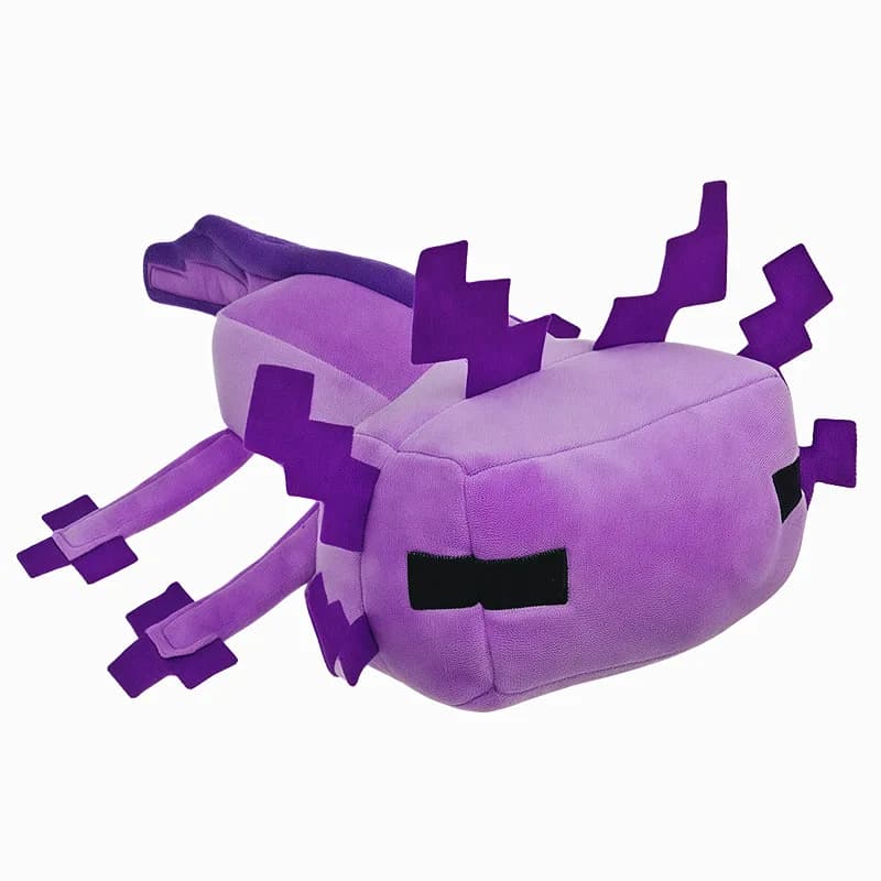 Peluche Morbido, Simpatico Salamandra Rosa, Bambola da Collezione per Bambini, Decorazione per la Cameretta, Regalo per i Fan dei Videogiochi