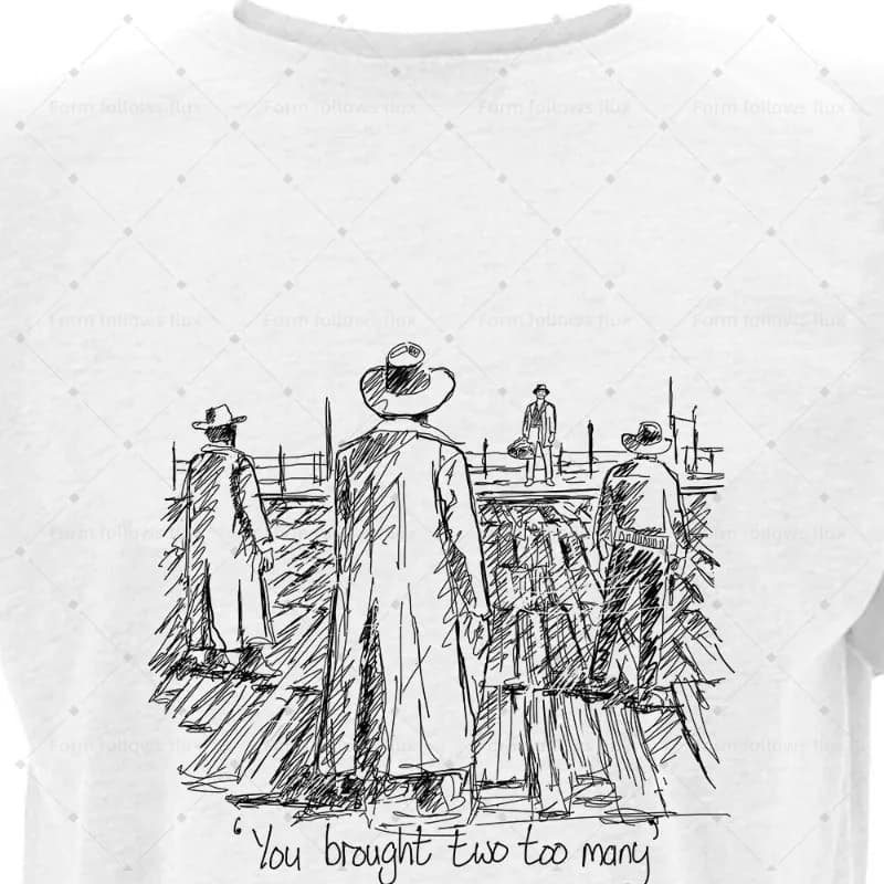 T-Shirt con Cappuccio da Uomo 2026 Once Upon a Time in the West, Stile Fumetto Disegnato a Mano, Unisex, Taglie S-6XL, Adatto anche per Taglie Forti