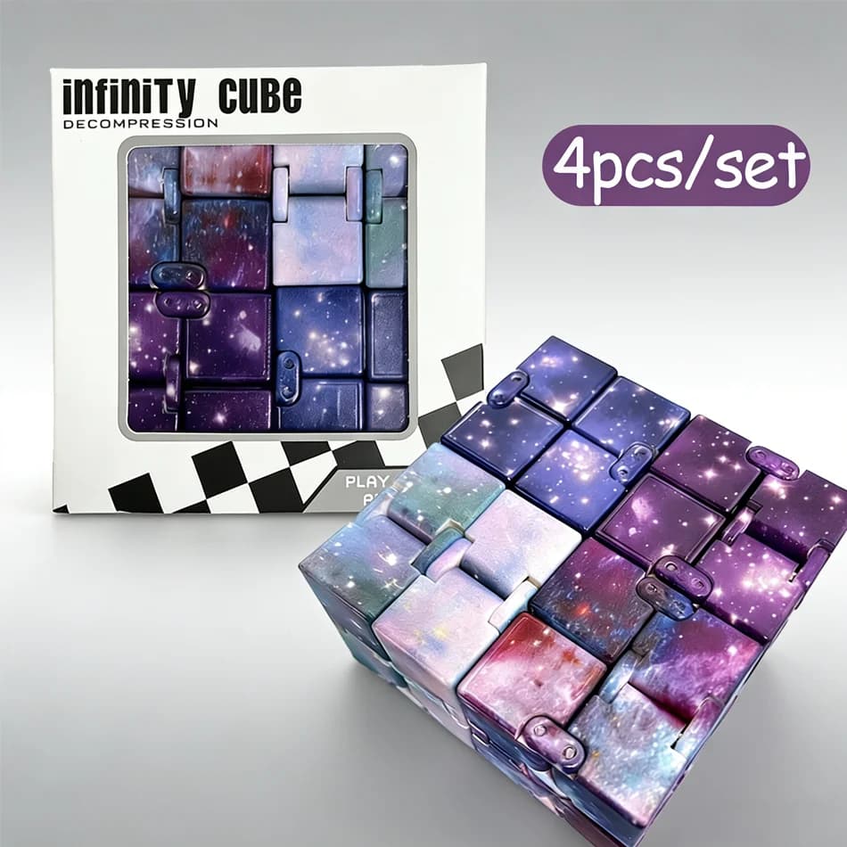 Cubo Infinito Magico Antistress, Gioco Puzzle per Bambini, Regalo per ADHD, Autismo, Ansia