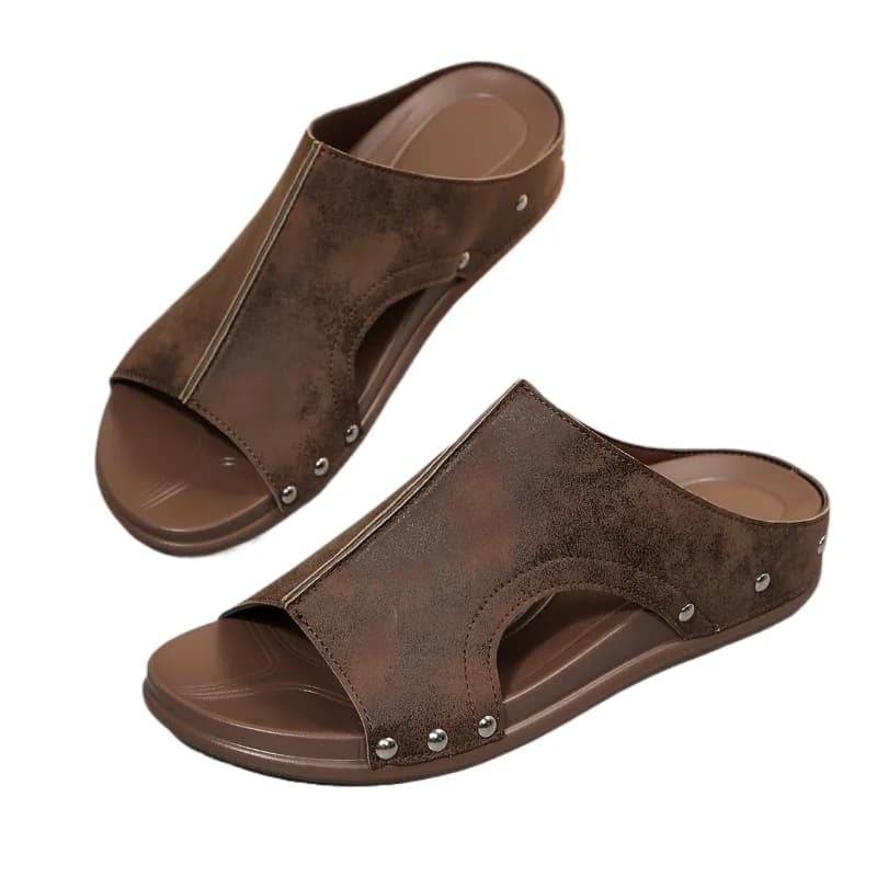 2026 Summer New Fashion Women Slippers Comfortable Shallow Mid Heel Casual Outdoor Beach Slippers Wedges Sandals for Women 36-43