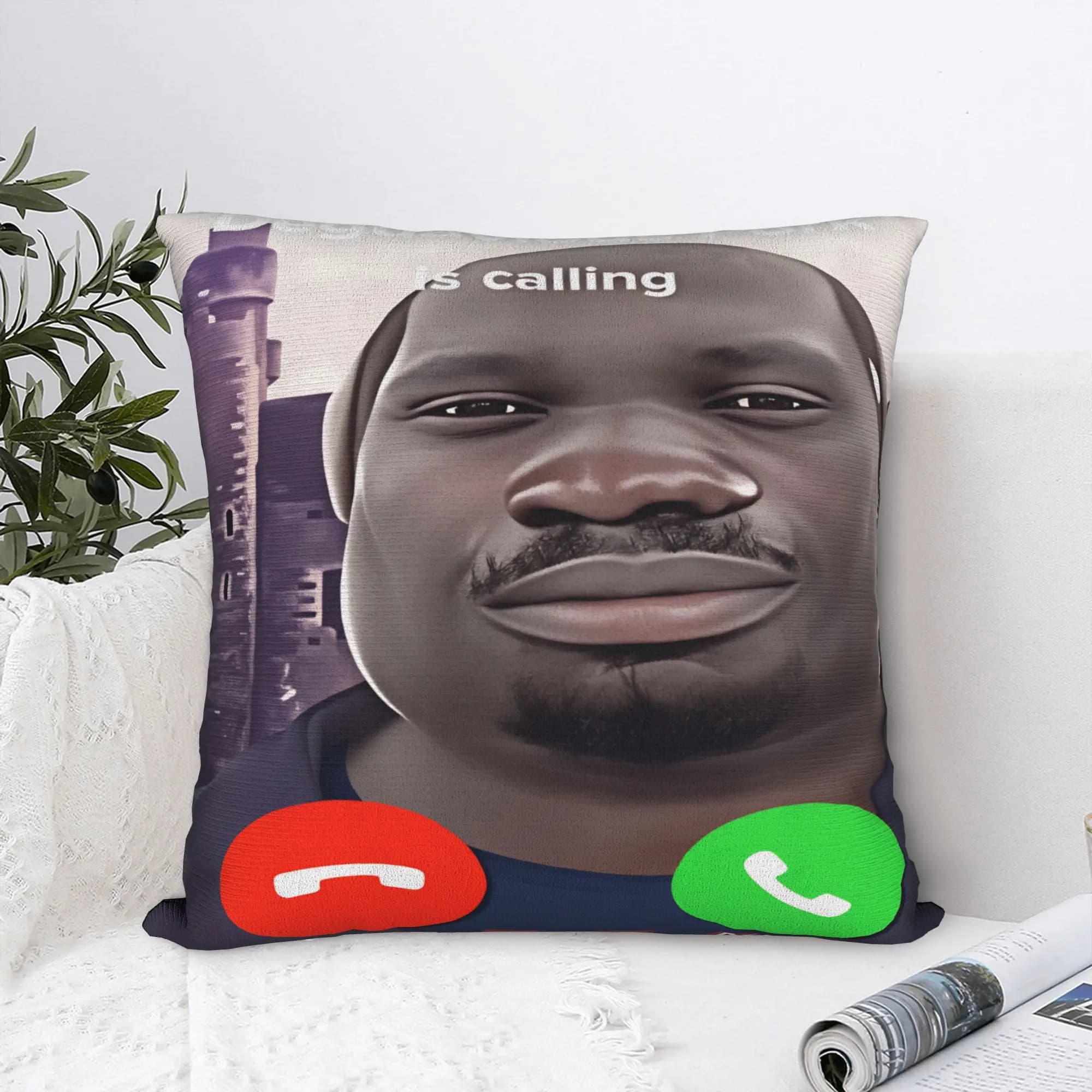 Fodera per cuscino Dequavious Pork Funny Dank Meme, morbida e dal design moderno, per sedia da soggiorno