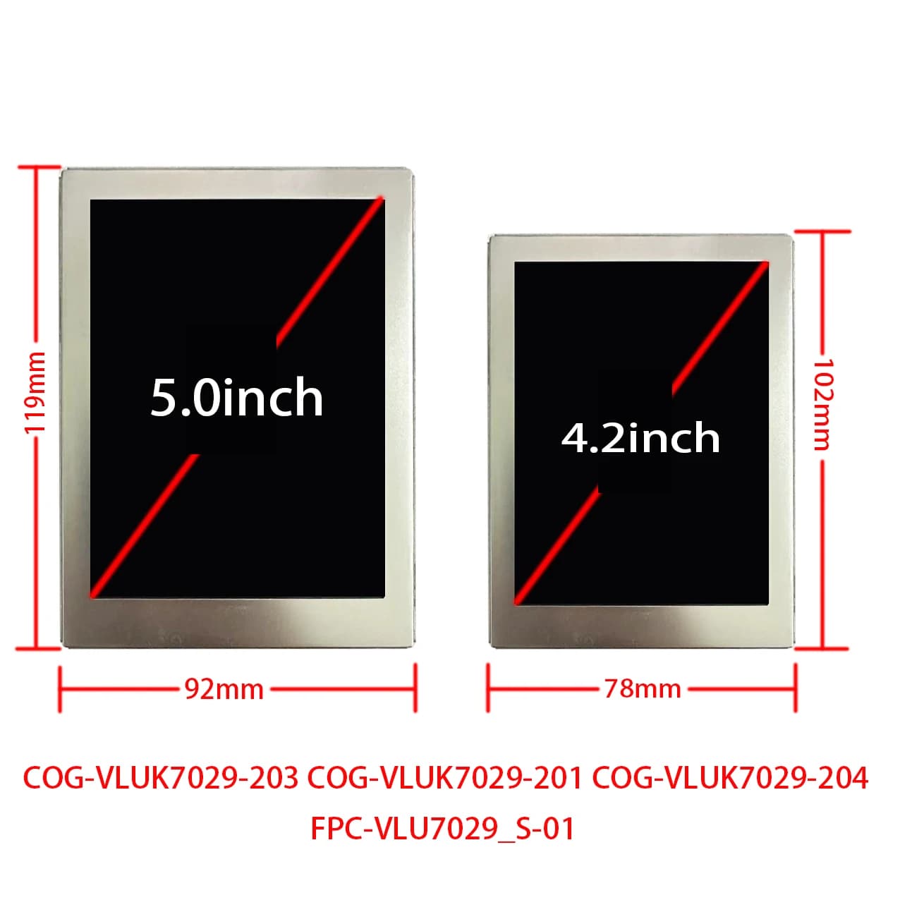 COG-VLUK7029-203 COG-VLUK7029 COG-VLUK7029-204 nuovo schermo LCD per auto originale per Display LCD per auto
