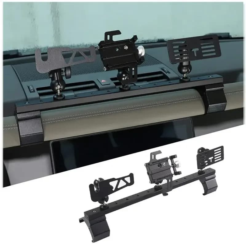 Per Land Rover Defender 110 X P400 HSE 2020-2023 2024, supporto multifunzionale per telefono in lega di alluminio per console centrale auto, accessori