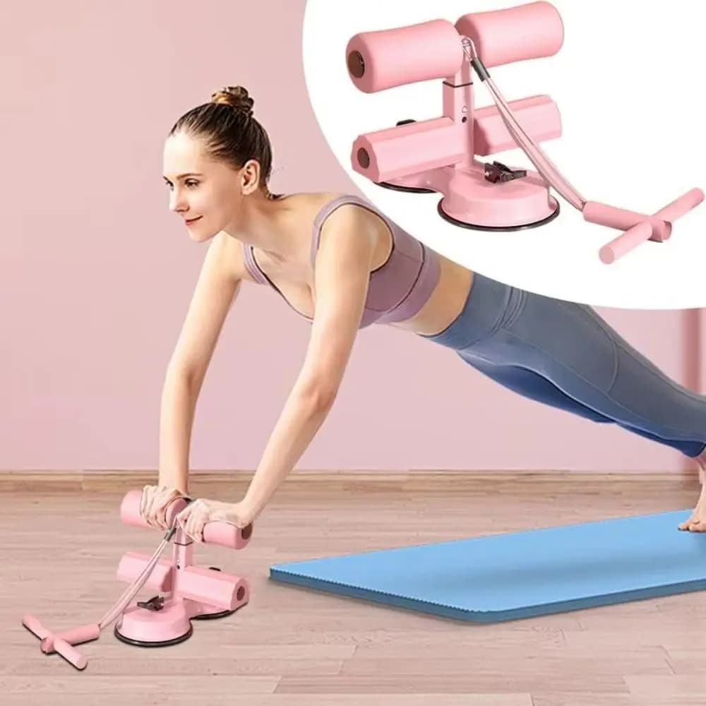 con fascia di resistenza Barra assistiva sit-up Supporto per caviglia Tipo a ventosa Attrezzatura per situp fitness Altezza regolabile