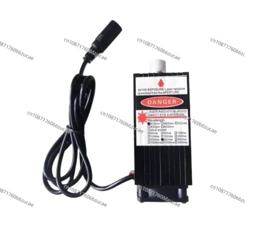 405nm Blue-violet Laser Module 12V 0.5W 2500mW Small Laser Head Mini Engraving Laser Tool