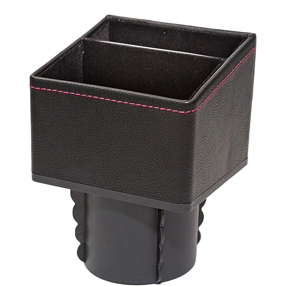 Box holders for auto center control PU square container phone support Console Pocket Organizer key Coin Collector