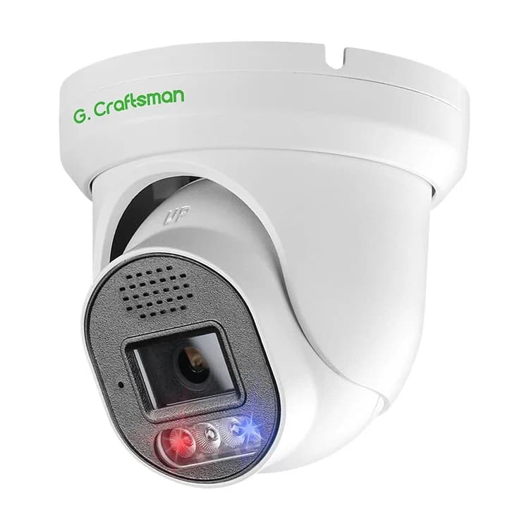 Nuova Telecamera di Sicurezza Interna 2026 GX-DFD-M5C con Sensore CMOS da 5MP, Doppia Luce, Allarme Sonoro, Visione Notturna, Rete IP, SD e Sirena Integrata