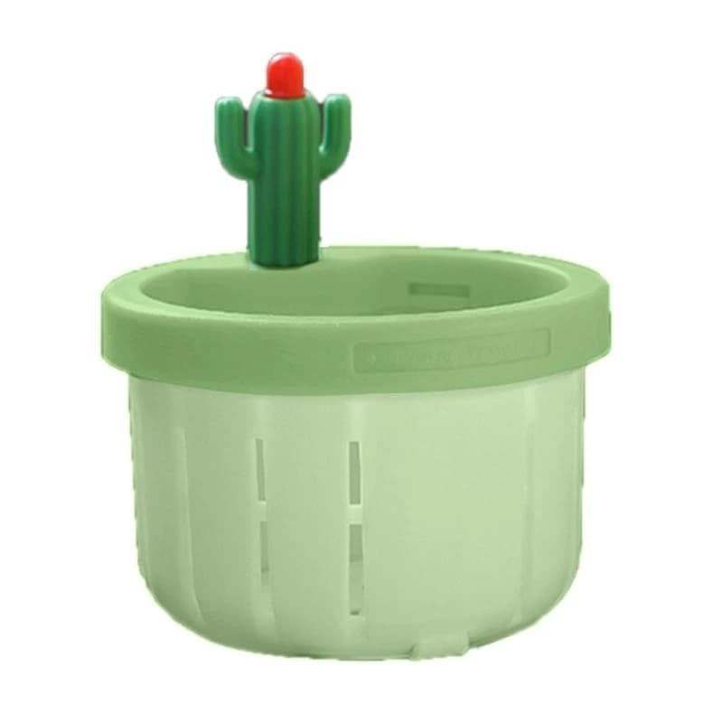 Sink Drain Basket Multifunctional Waste Collector Cactus Pattern for Home Use L43B