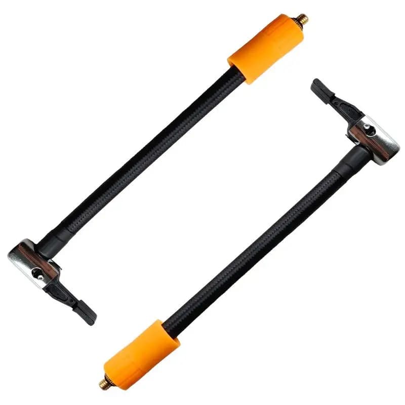 New1Pcs Braided Tire Inflator Hose With Leak Proof Connector Flexible Design For Car Bike Motorbike Inflation